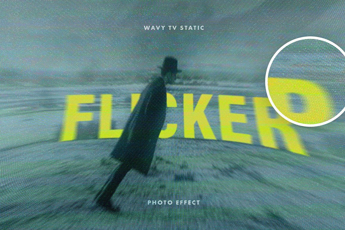 Screen Flicker Photo Effect Screen Flicker Photo Effect