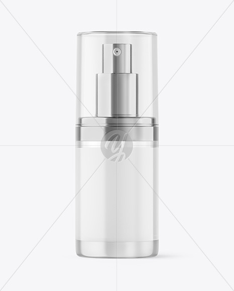 Clear Spray Bottle Mockup