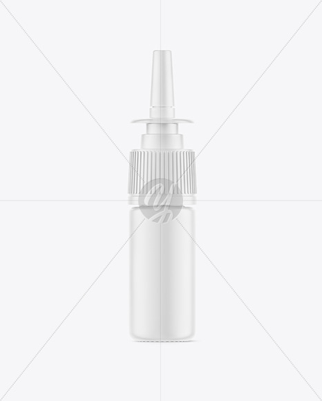 Matte Spray Bottle Mockup