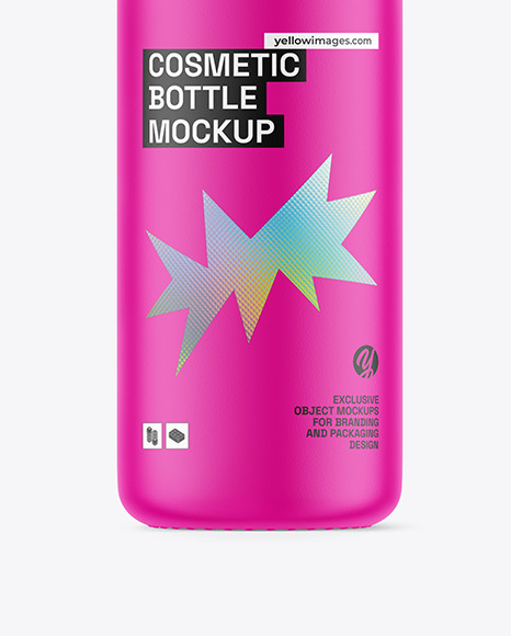 Matte Spray Bottle Mockup