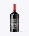 Red Wine Bottle Mockup