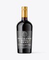 Red Wine Bottle Mockup