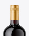 Red Wine Bottle Mockup