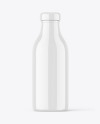 Glossy Bottle Mockup