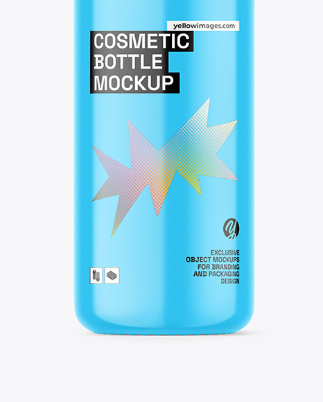 Glossy Spray Bottle Mockup