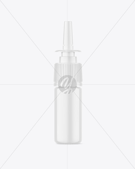 Glossy Spray Bottle Mockup