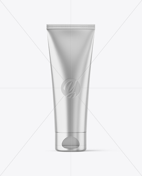 Metallic Cosmetic Tube Mockup