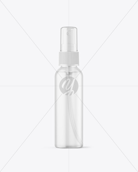 Frosted Spray Bottle Mockup