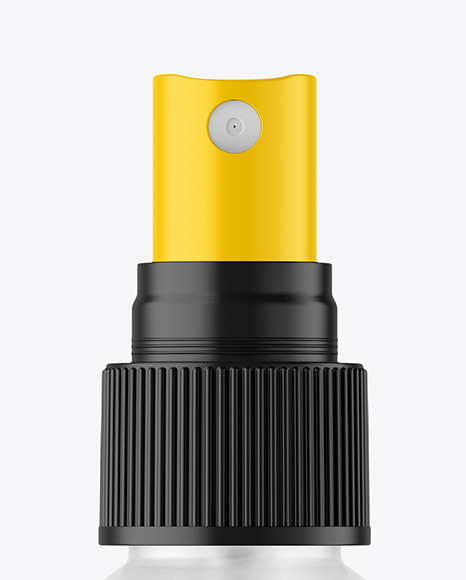 Frosted Spray Bottle Mockup