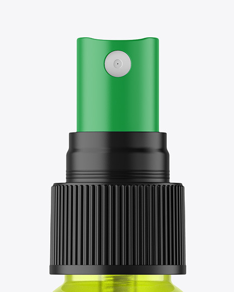 Color Plastic Spray Bottle Mockup