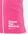 Tennis Top Mockup - Half Side view