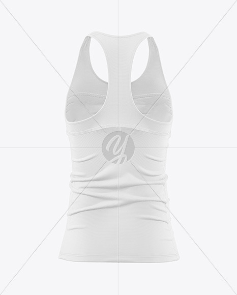 Tennis Top Mockup - Back view