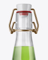 Clear Glass Beugel Drink Bottle Mockup Clear Glass Beugel Drink Bottle Mockup
