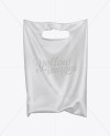 Matte Plastic Carrier Bag Mockup