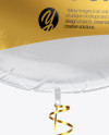 Transparent Round Foil Balloon Mockup