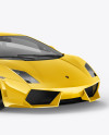 Lamborghini Gallardo Mockup - Half Side View