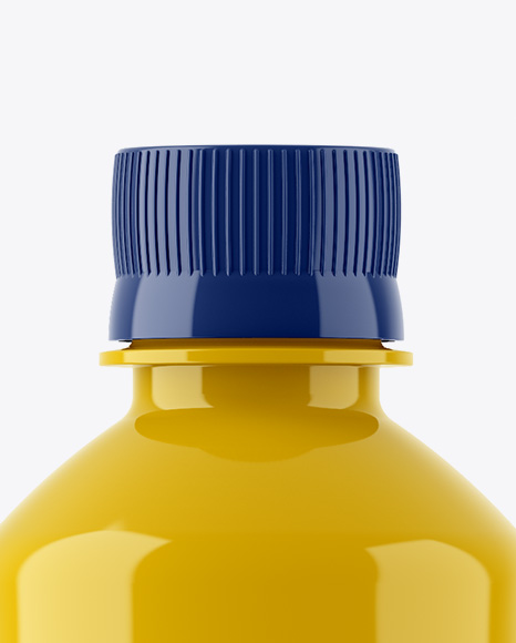 500ml Glossy PET Bottle Mockup