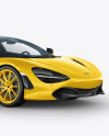 McLaren 720S Mockup - Half Side View