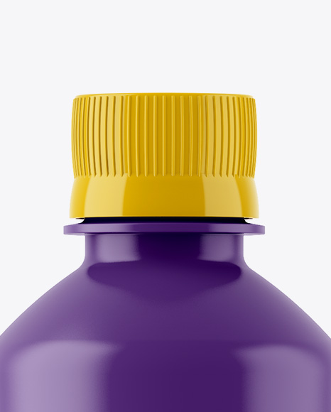 500ml Matte PET Bottle Mockup