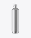 500ml Metallic PET Bottle Mockup