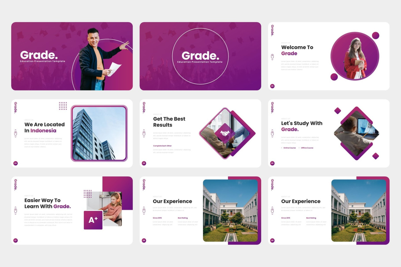 Grade - Education Keynote Template