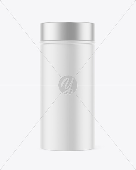 Matte Plastic Jar Mockup