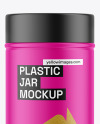 Matte Plastic Jar Mockup