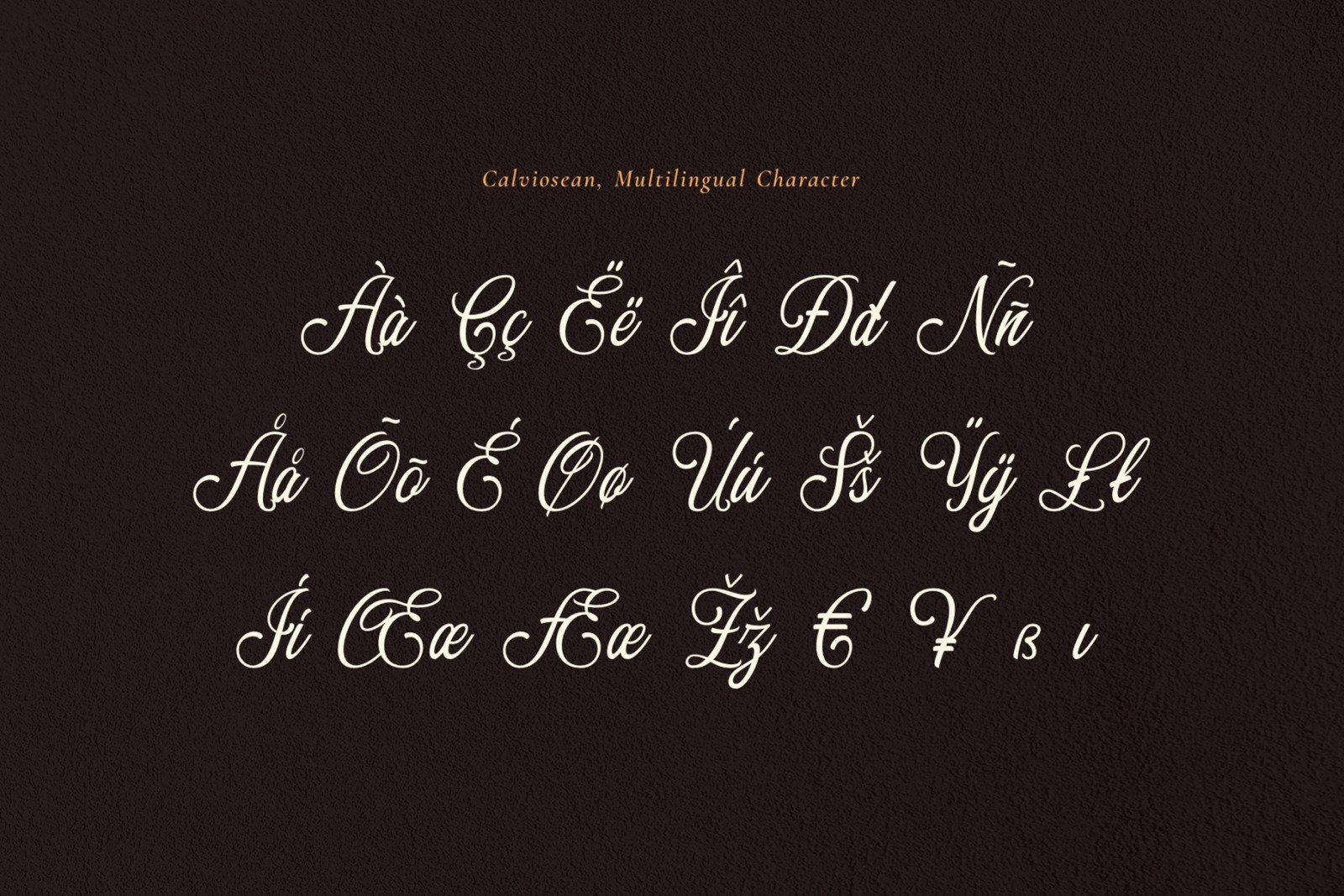 Calviosean Font Calviosean Font