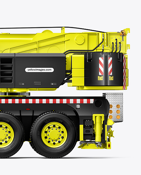 Truck Crane Mockup - Side View