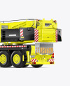 Truck Crane Mockup - Back Half Side View