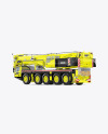 Truck Crane Mockup - Back Half Side View