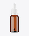 30ml Amber Glass Dropper Bottle Mockup