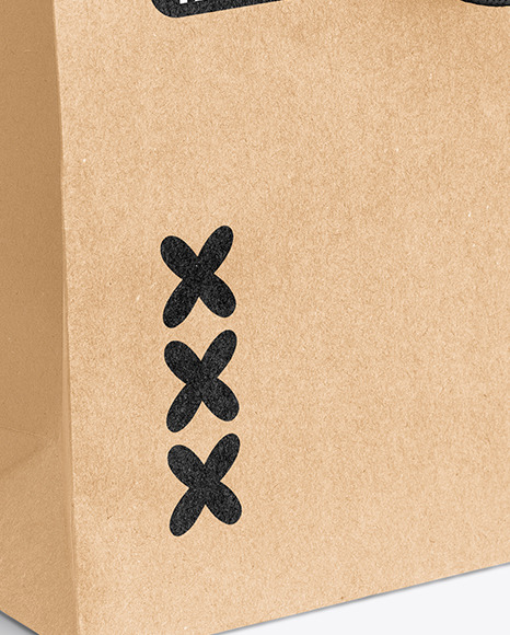 Kraft Paper Shopping Bag Mockup