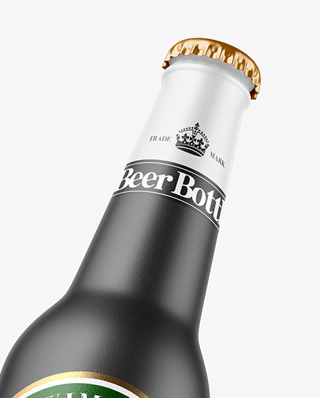 330ml Ceramic Beer Bottle Mockup