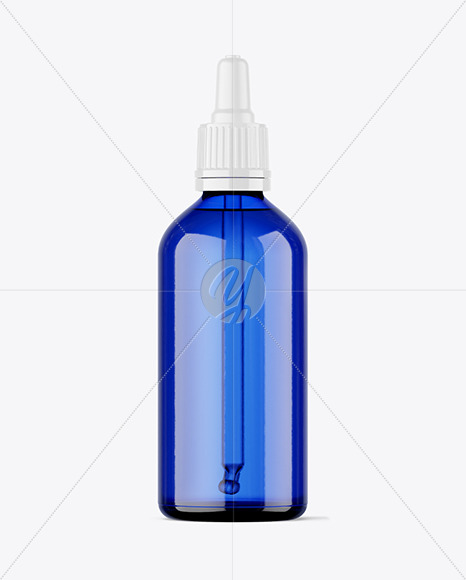 100ml Colored Glass Dropper Bottle Mockup