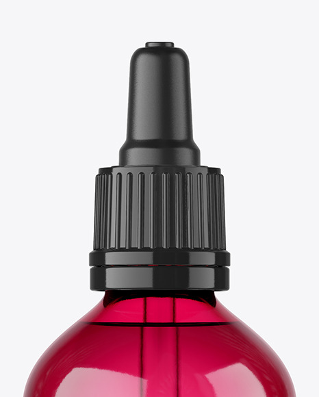 100ml Colored Glass Dropper Bottle Mockup