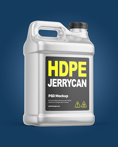 Metallic Jerrycan Mockup