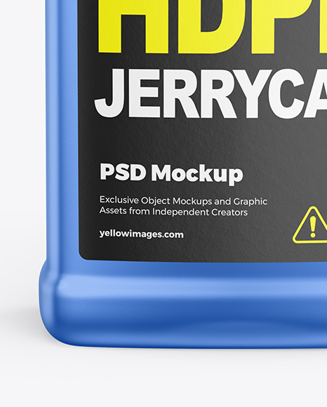 Metallic Jerrycan Mockup