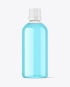 100ml Clear Glass Cosmetic Bottle Mockup