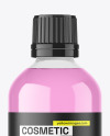 100ml Clear Glass Cosmetic Bottle Mockup