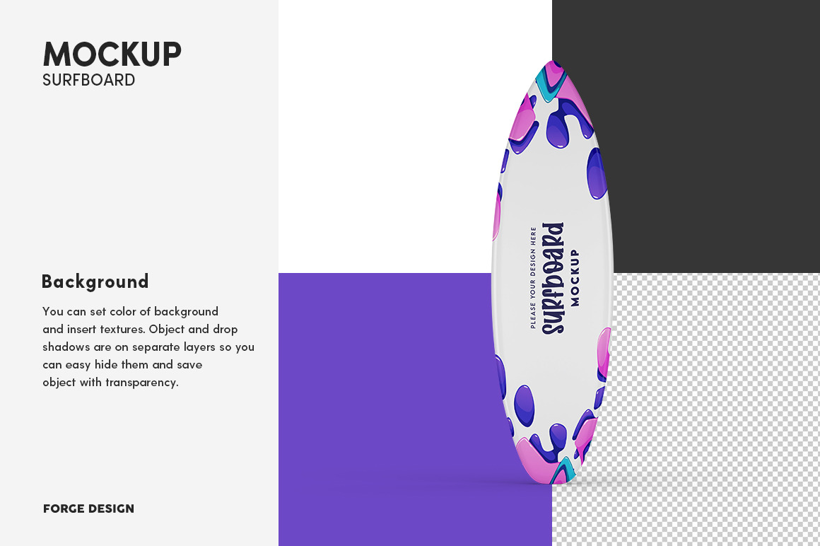 Surfboard Mockup Set Surfboard Mockup Set