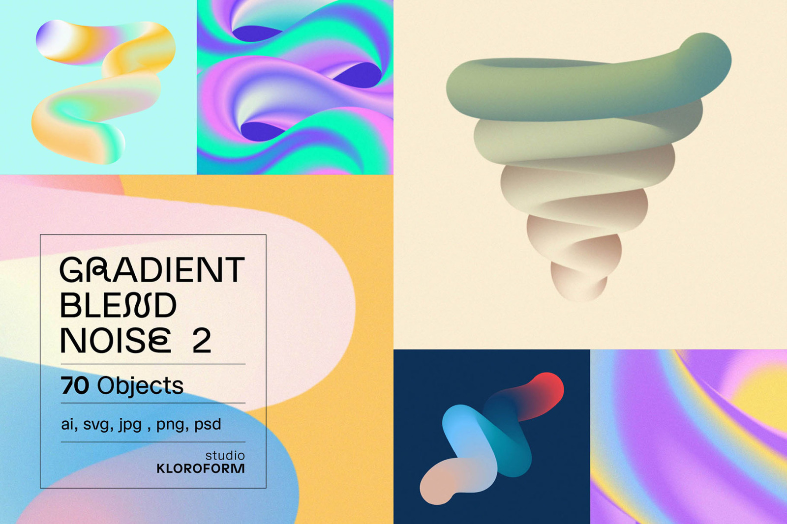 Gradient Blend Noise Vol. 2