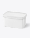 Matte Plastic Bucket Mockup