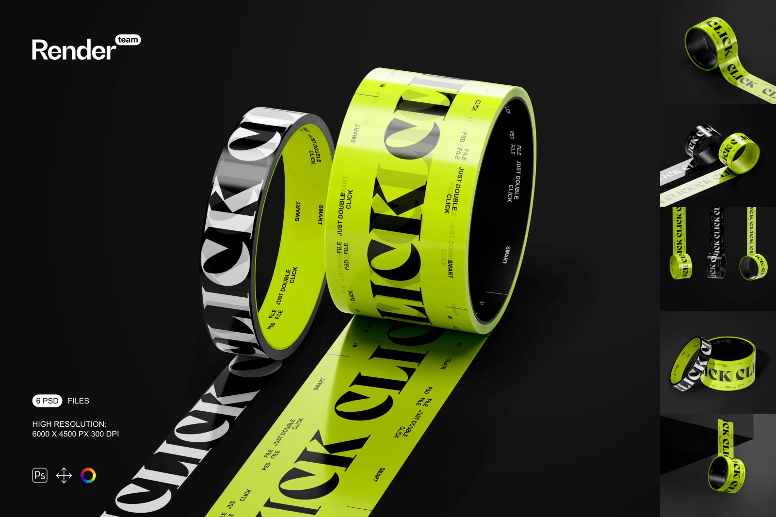 Duct Tape Mockup Set Duct Tape Mockup Set