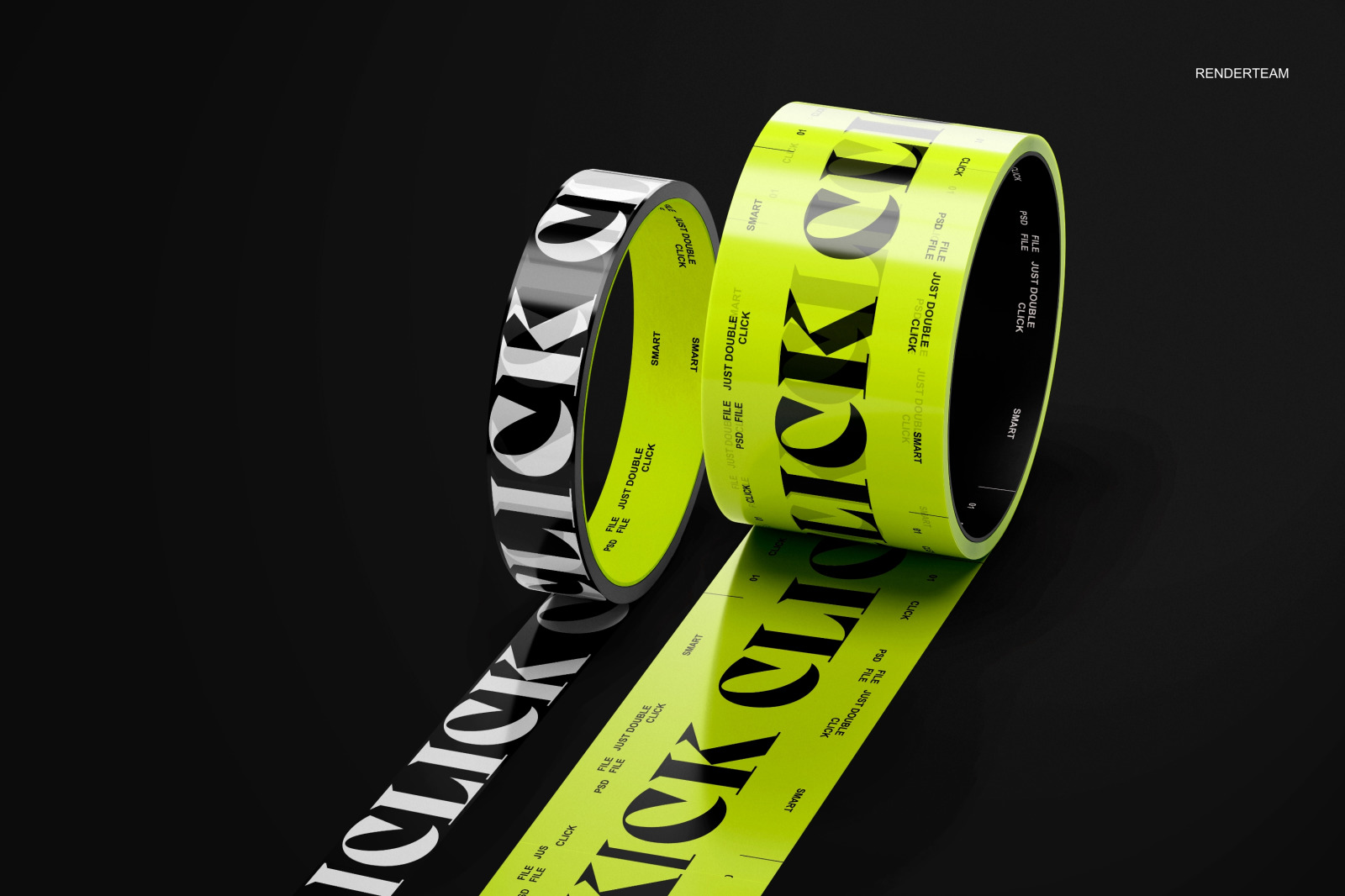 Duct Tape Mockup Set