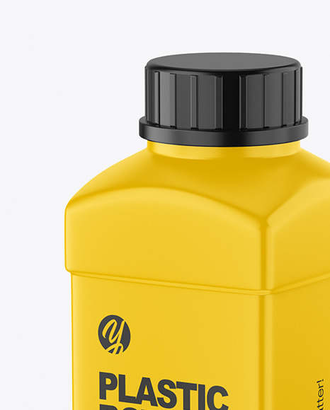 Matte Plastic Bottle Mockup Matte Plastic Bottle Mockup