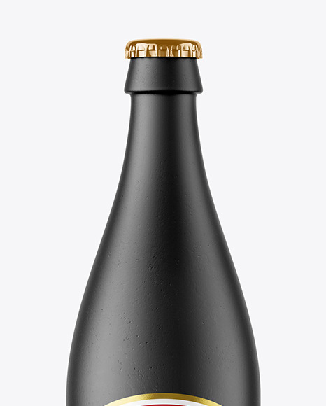 Ceramic Beer Bottle Mockup