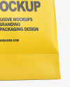 Glossy Paper Bag w/ Label Mockup