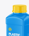 Glossy Plastic Bottle Mockup