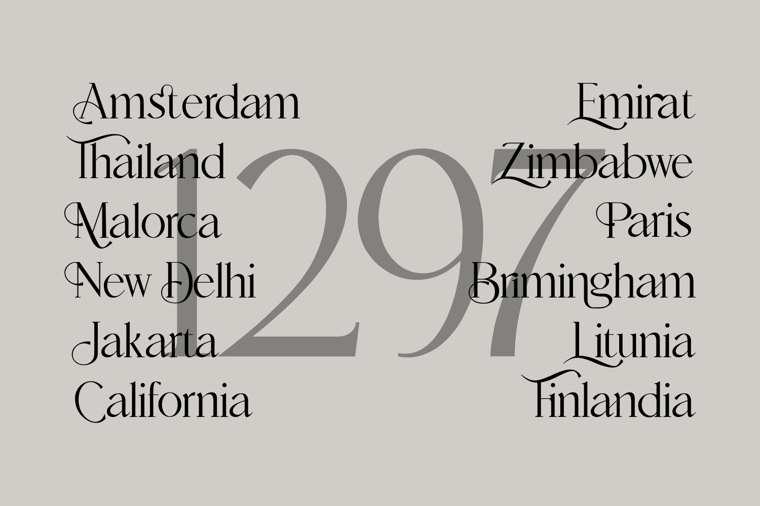 QONITTA Font QONITTA Font